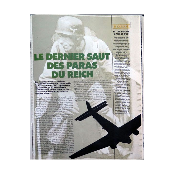 Troupes d'Elite volume n° 2 sur commandos, plongeurs et parachutistes