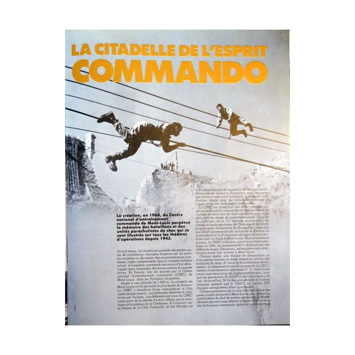 Troupes d'Elite volume n° 8 sur commandos, plongeurs et parachutistes