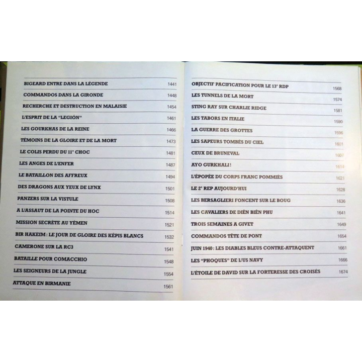 Troupes d'Elite volume n° 7 sur commandos, plongeurs et parachutistes