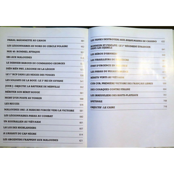 Troupes d'Elite volume n° 3 sur commandos, plongeurs et parachutistes