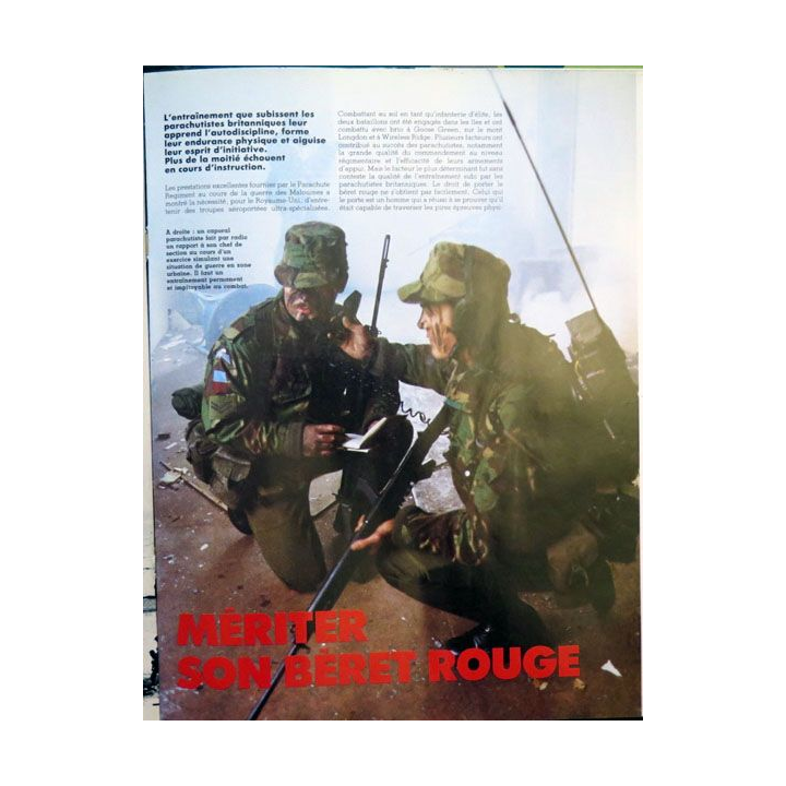 Troupes d'Elite volume n° 3 sur commandos, plongeurs et parachutistes
