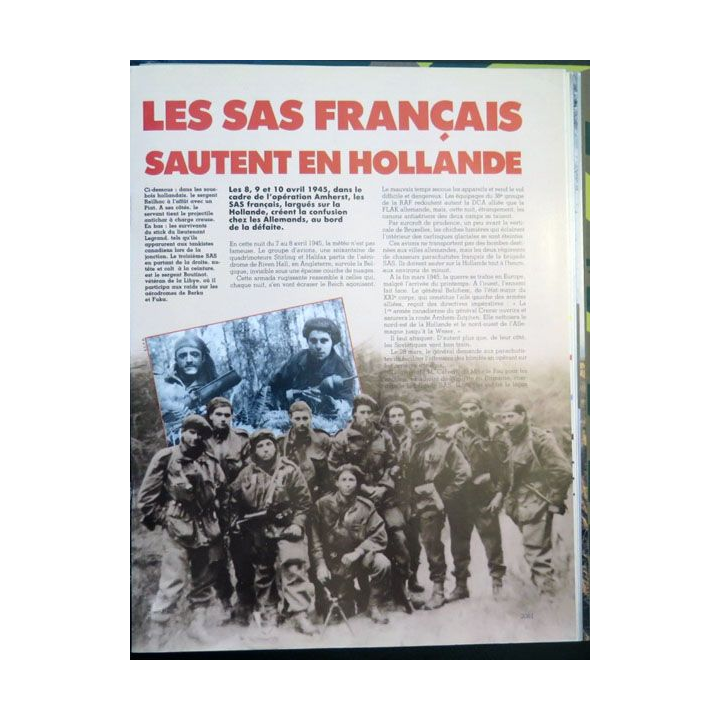 Troupes d'Elite volume n° 9 sur commandos, plongeurs et parachutistes