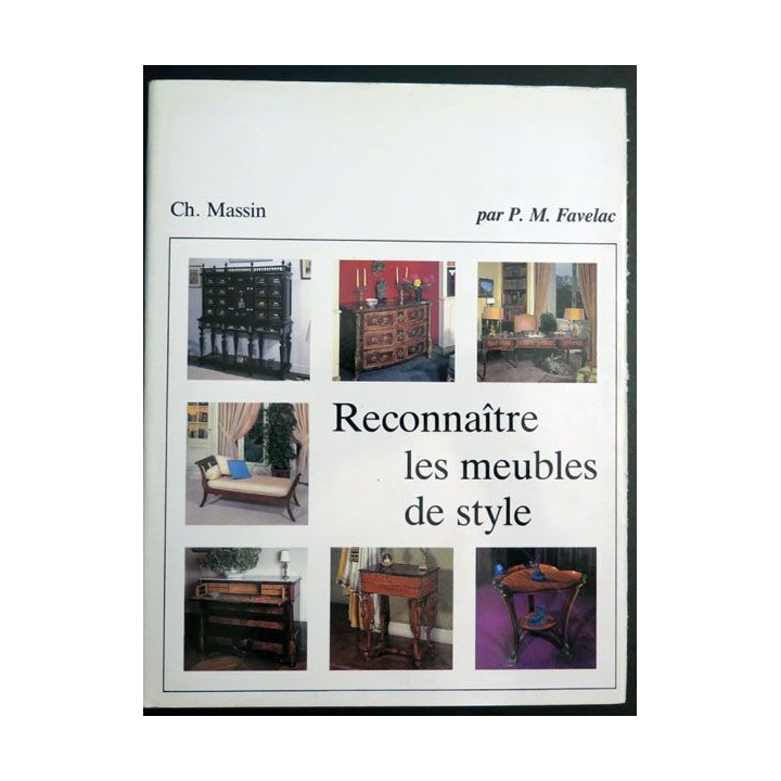 Reconnaitre les meubles de style de P.M Favelac  Ed Massin