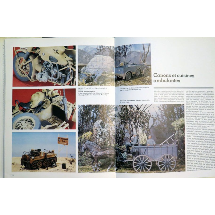 Véhicules militaires kits en plastiques et dioramas par Mouton Ed Atlas