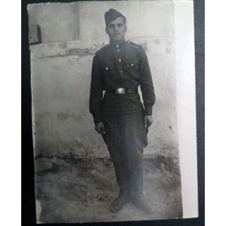 URSS : photo 9 x 12 cm Officier élève 1958