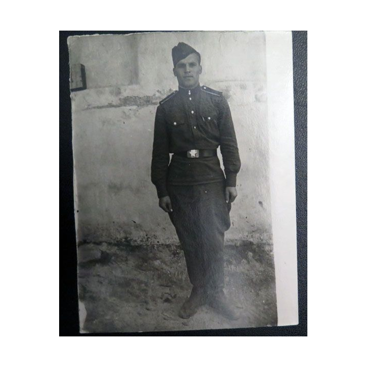 URSS : photo 9 x 12 cm Officier élève 1958
