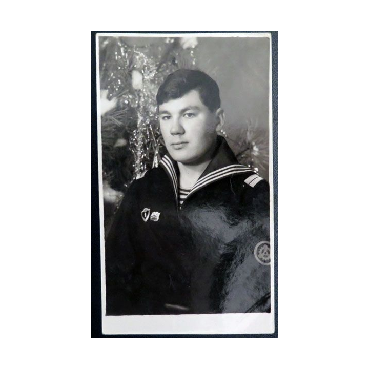 URSS : photo 8 x 14 cm sergent de 2° classe de la marine soviétique