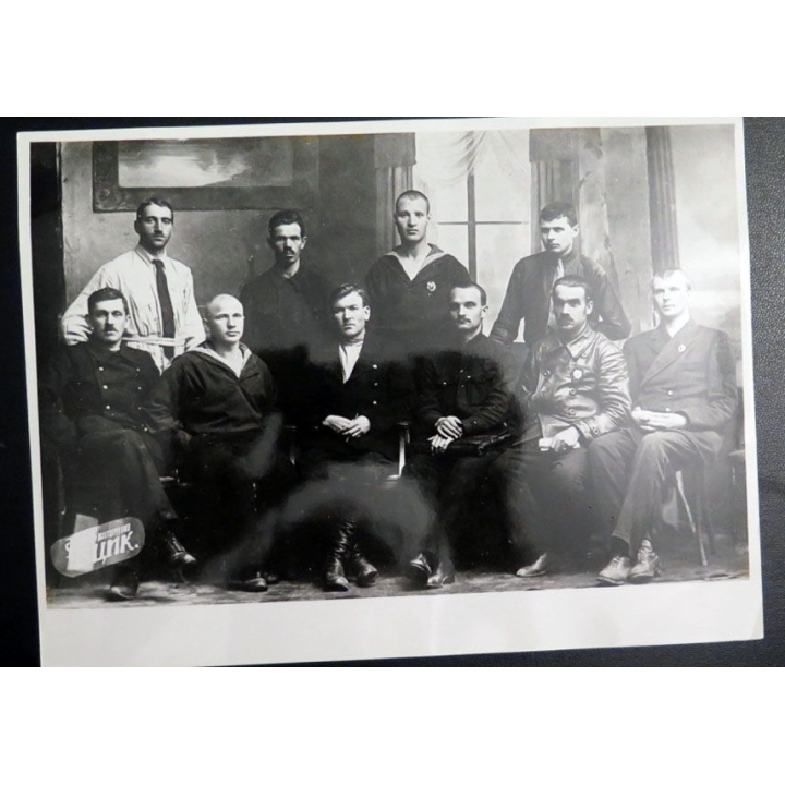 URSS : photo 24 x  18 cm Commissaires de la marine révolutionnaire 1921