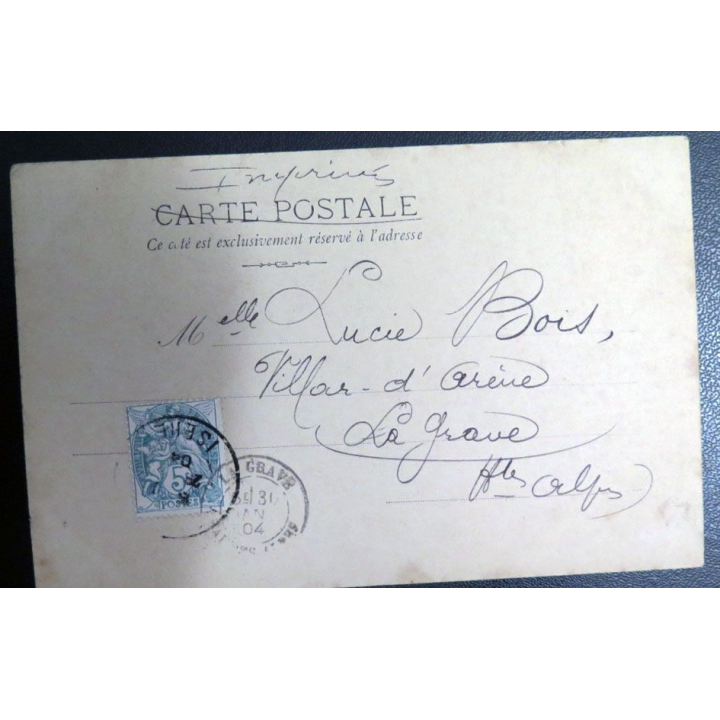 Carte postale Napoléon reçoit au Louvre les députés de l'Armée