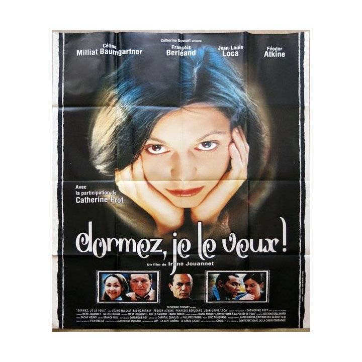 AFFICHE FILM : affiche de cinéma du film "Dormez je le veux" 1998 dimension 115 x 158 cm (E022)