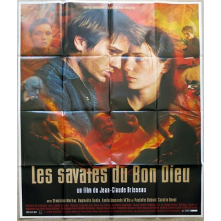 AFFICHE FILM : affiche de cinéma du film "Les Savates du bon Dieu" de 2000 dimension 115 x 158 cm (E017)
