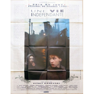 AFFICHE FILM : affiche de cinéma du film "Une Vie indépendante" 1992 dimension 115 x 158 cm (E022)