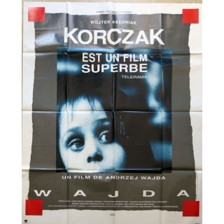 AFFICHE FILM : affiche de cinéma du film "Korczak" 1991 dimension 115 x 158 cm (E022)