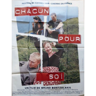 AFFICHE FILM : affiche de cinéma du film "Chacun pour soi" de 1998 dimension 115 x 158 cm (E022)