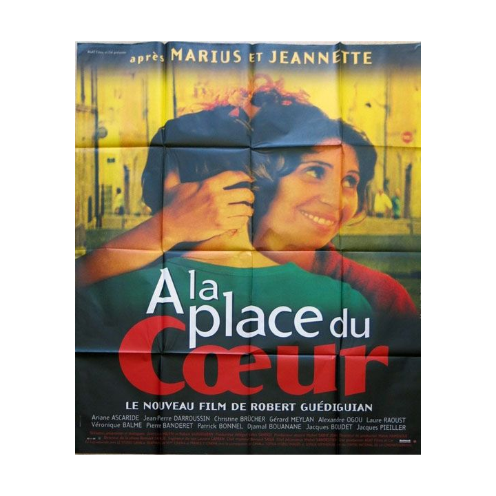 AFFICHE FILM : affiche de cinéma du film "A la place du coeur" 1998 dimension 115 x 158 cm (E022)