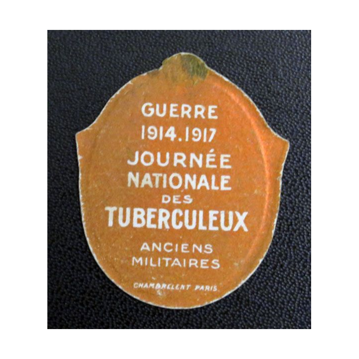 Journée nationale des tuberculeux anciens militaires guerre 1914-1917
