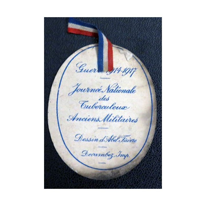 Journée nationale des tuberculeux anciens militaires guerre 1914-1917