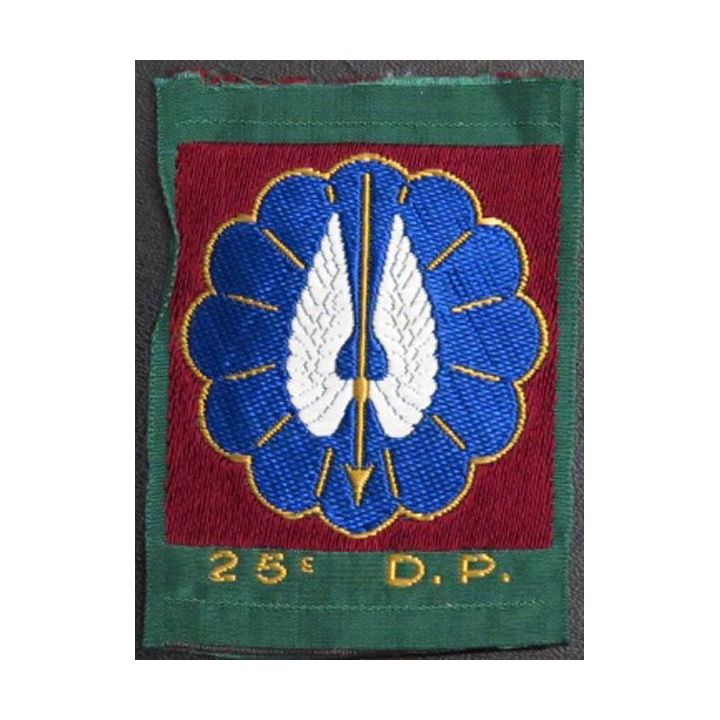 25° DP : Insigne tissu de la 25° division parachutiste