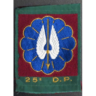 25° DP : Insigne tissu de la 25° division parachutiste