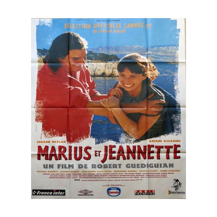 AFFICHE FILM : affiche de cinéma du film " Marius et Jeannette" de 1997 dimension 115 x 158 cm (E023)