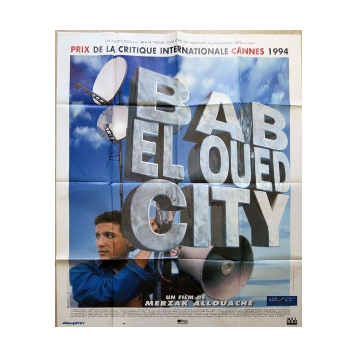 AFFICHE FILM : affiche de cinéma du film "Bab El-Oued City" de 1994 dimension 115 x 158 cm (E023)