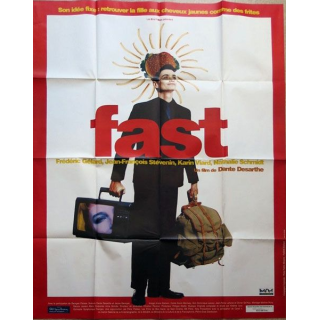 AFFICHE FILM : affiche de cinéma du film "Fast" de 1995 dimension 115 x 158 cm (E023)