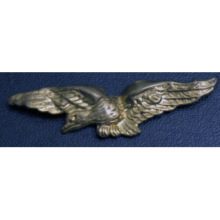 insigne épaulette de l’armée de l’Air charognard en métal doré embouti 