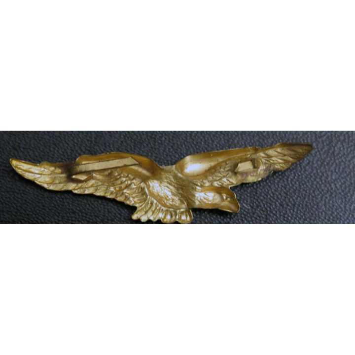 insigne épaulette de l’armée de l’Air charognard en métal doré embouti 