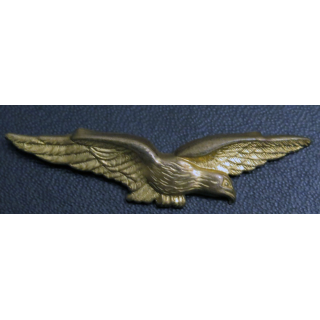 insigne épaulette de l’armée de l’Air charognard en métal doré embouti 