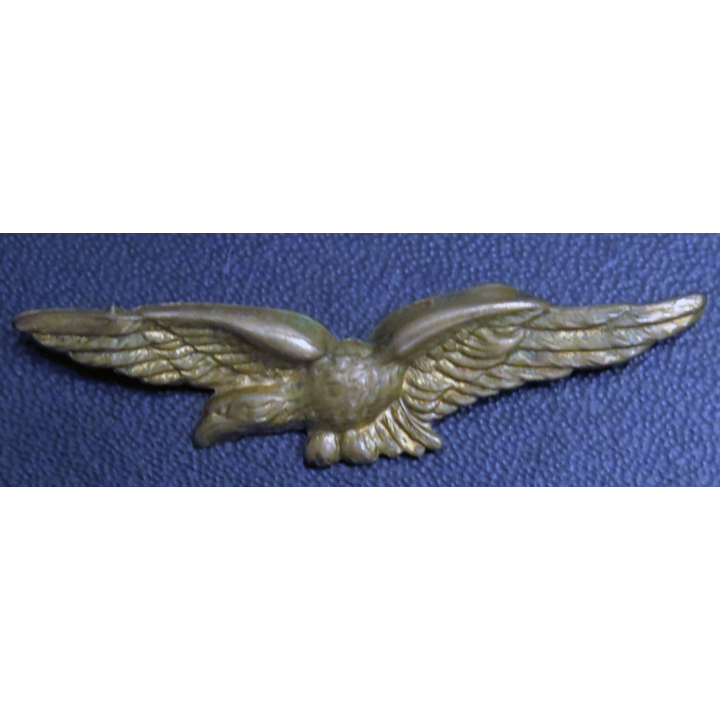 insigne épaulette de l’armée de l’Air charognard en métal doré embouti 