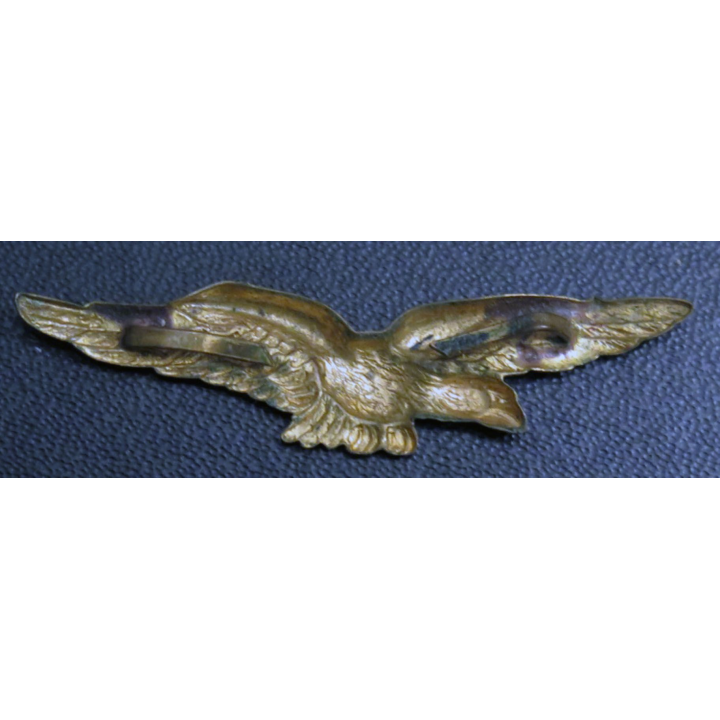 insigne épaulette de l’armée de l’Air charognard en métal doré embouti 