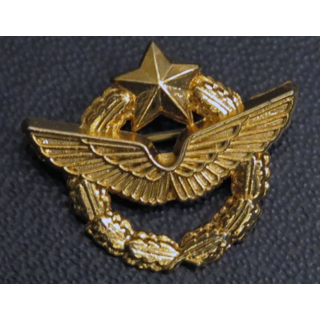 brevet de pilote d'avion de l'armée de l'air doré l'or fin insigne