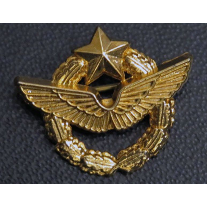 brevet de pilote d'avion de l'armée de l'air doré l'or fin insigne