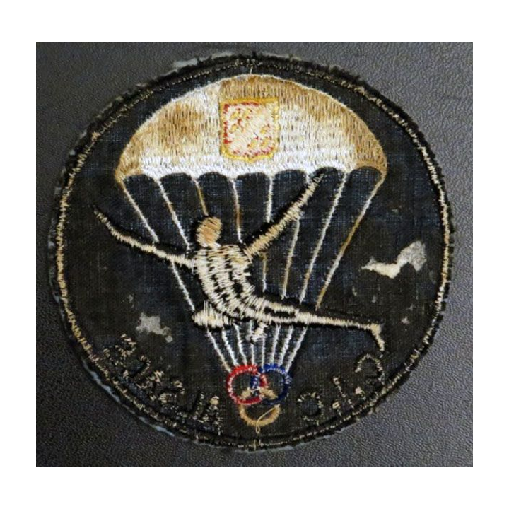 CIC ALSACE : insigne tissu du centre inter clubs de parachutisme d'Alsace