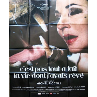 AFFICHE FILM : affiche de cinéma du film "C'est pas tout à fait la vie dont j'avais rêvé" 2006 dimension 115 x 158 cm (E024)