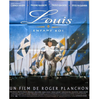 AFFICHE FILM : affiche de cinéma du film "Louis, enfant roi" 1993 dimension 115 x 158 cm (E016)