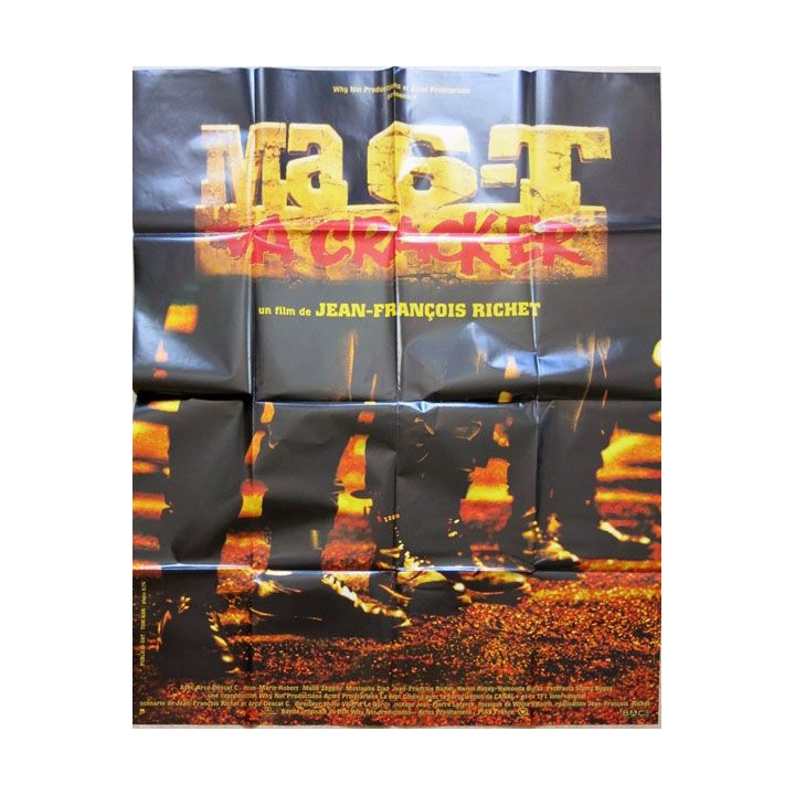 AFFICHE FILM : affiche de cinéma du film "Ma 6-T va crack-er" 1997 dimension 115 x 158 cm (E024)