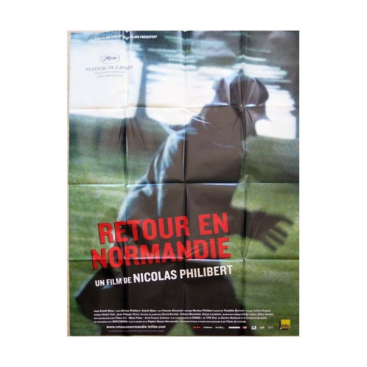 AFFICHE FILM : affiche de cinéma du film "Retour en Normandie" 2007 dimension 115 x 158 cm (E025)