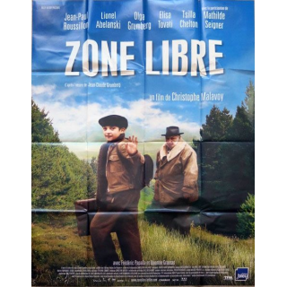 AFFICHE FILM : affiche de cinéma du film "Zone libre" 2007 dimension 115 x 158 cm (E025)