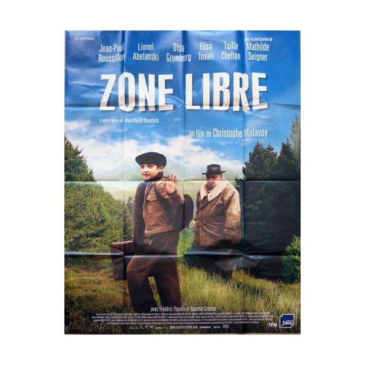 AFFICHE FILM : affiche de cinéma du film "Zone libre" 2007 dimension 115 x 158 cm (E025)
