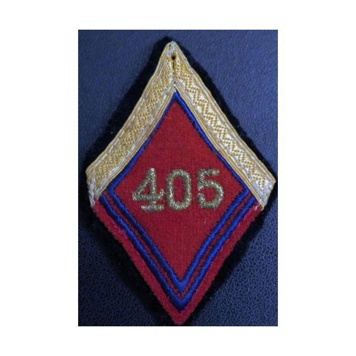 LOSANGE DE BRAS MODÈLE 45 405° régiment d'artillerie antiaérienne