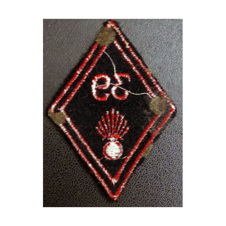 LOSANGE DE BRAS MODÈLE 45 : 39° régiment d'infanterie troupe