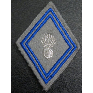 LOSANGE DE BRAS MODÈLE 45 : régiment de matériel cadre sur scratch