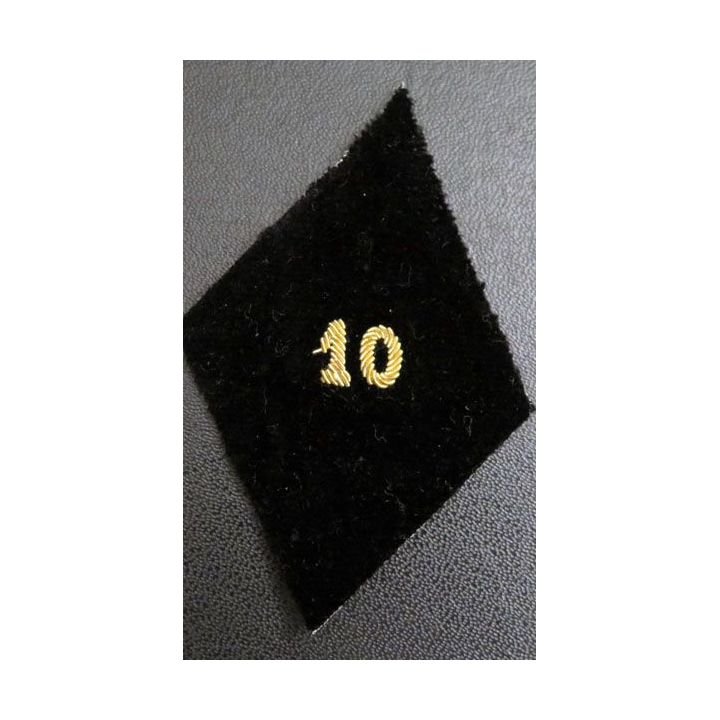 LOSANGE DE BRAS MODÈLE 45 : 10° COMA cadre cannetille