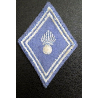 LOSANGE DE BRAS MODÈLE 45 : régiment de matériel troupe bleu clair