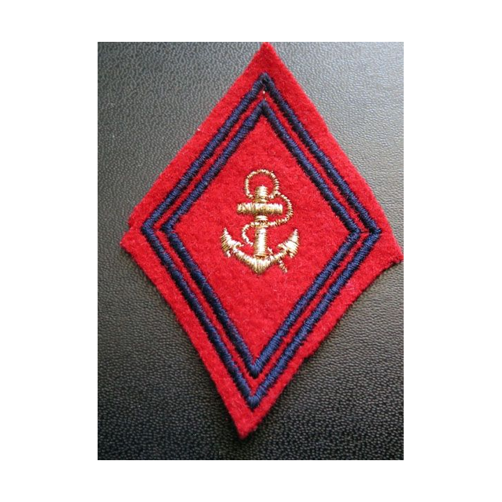 LOSANGE DE BRAS MODÈLE 45 : artillerie de marine cadre