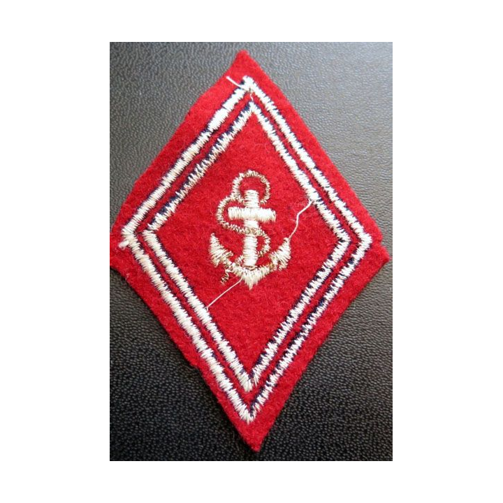 LOSANGE DE BRAS MODÈLE 45 : artillerie de marine cadre