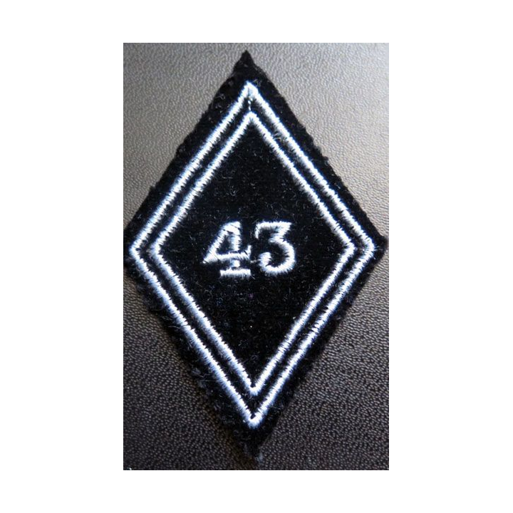 LOSANGE DE BRAS MODÈLE 45 : 43° régiment de transmissions troupe