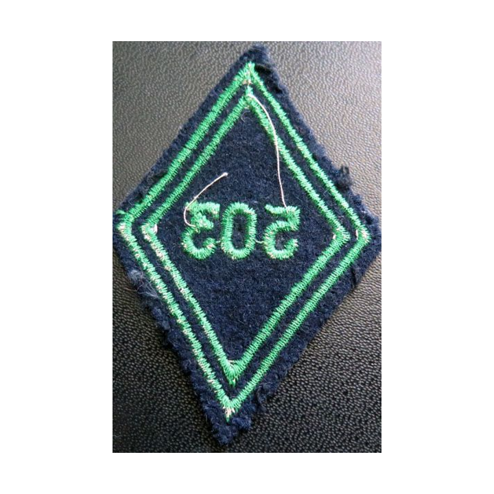 LOSANGE DE BRAS MODÈLE 45 : 503° régiment de chars de combat troupe