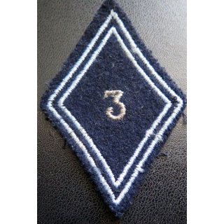 LOSANGE DE BRAS MODÈLE 45 : 3° régiment de hussards cadre